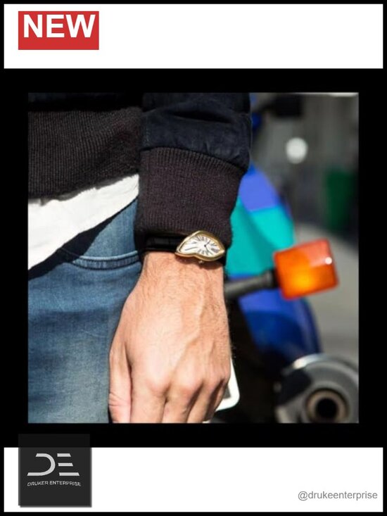 Creative Melting Luxury Unisex Watch Small Vintage Bracelet Roman Numeral Dial main image 5